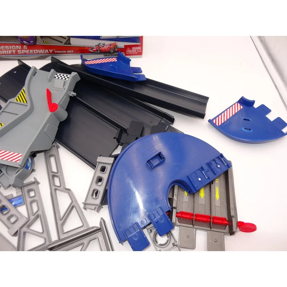 Disney Pixar Cars Micro Drifters Design & Drift Speedway Track Set Y0994 Mattel
